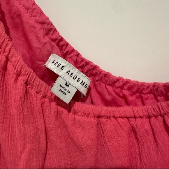 One-Shoulder Pink Midi Dress - Picture 4 of 4